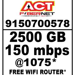 Cover photo of ACT Fibernet-ACT Chennai-ACT broadband